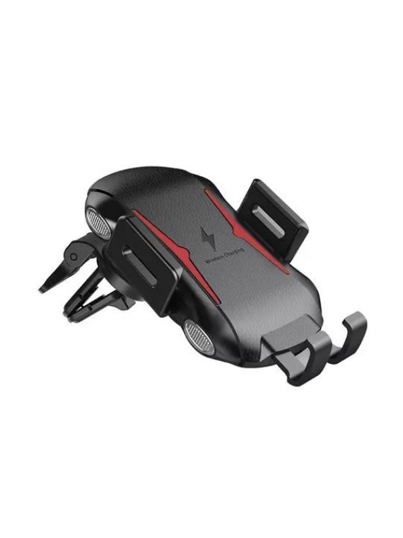 PRODA PD-C03 Fast Wireless Charging Car holder Black+Red