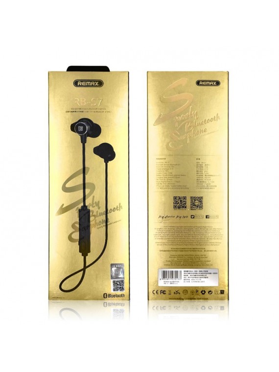 REMAX RB-S7 Sporty Bluetooth Earphone Black