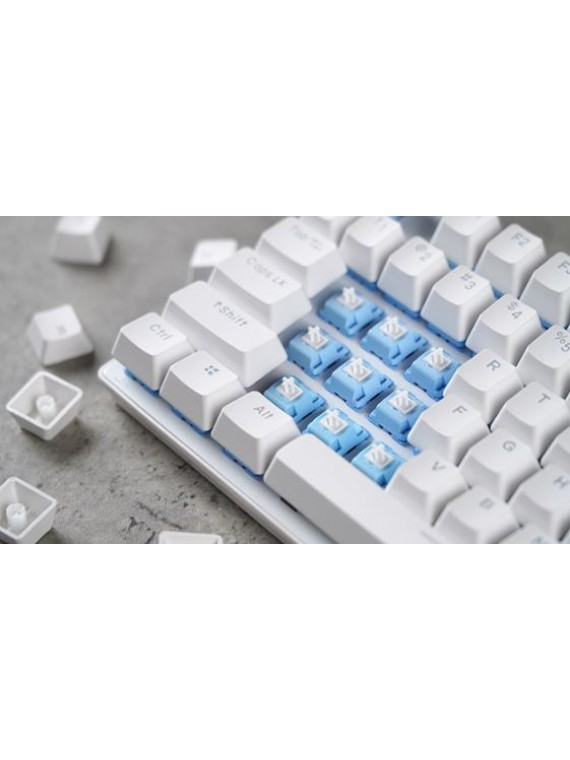 Dareu A87 V2 Wireless Hotswappable Mechanical Keyboard White