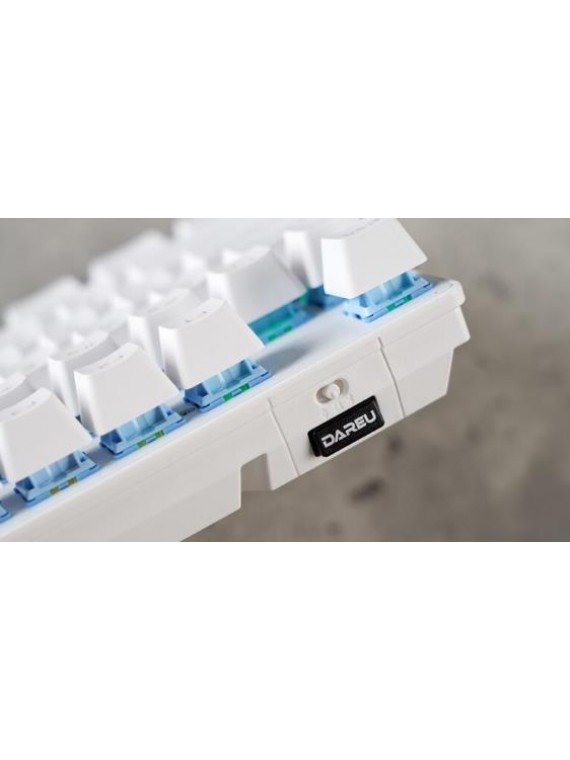 Dareu A87 V2 Wireless Hotswappable Mechanical Keyboard White
