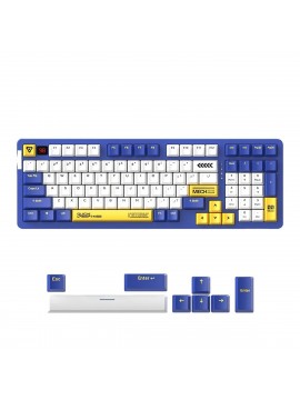  Dareu A98 Gaming Mechanical Keyboard 2.4g Wireless Bluetooth Office PBT BLUE