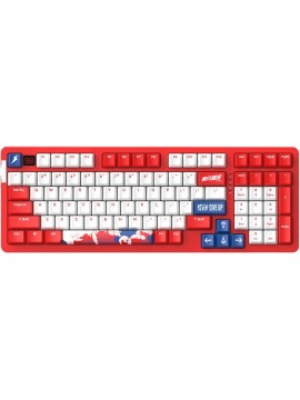 Dareu A98 Gaming Mechanical Keyboard 2.4g Wireless Bluetooth Office PBT RED