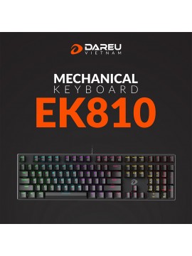 DAREU EK810 WIRED MECHANICAL KEYBOARD DESKTOP OFFICE GAMING BLACK