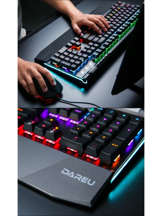 Dareu EK812 Upgrade Version With Hand Support Mechanical Keyboard Black