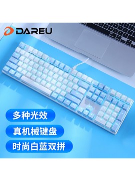 Dareu EK815 Mechanical Keyboard White+Blue