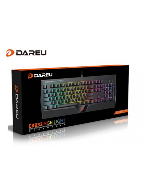 Dareu EK832 RGB Dustproof and Waterproof Mechanical Keyboard Black