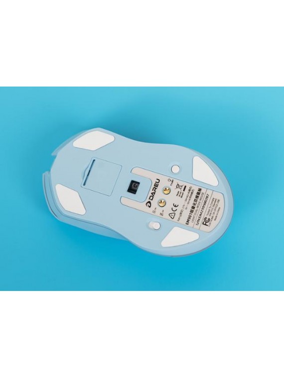 DAREU EM901 WIRED GAMING MOUSE LIGHTWEIGHT BLUE