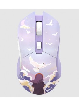 DAREU EM901 DREAM YU WIRED GAMING MOUSE LIGHTWEIGHT PURPLE