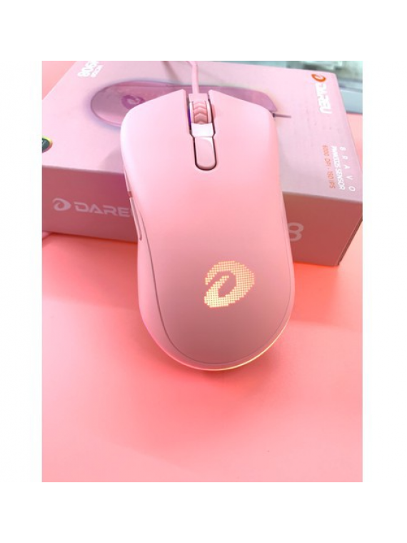DAREU EM908 PHANTOM VERSION MOUSE RGB PINK