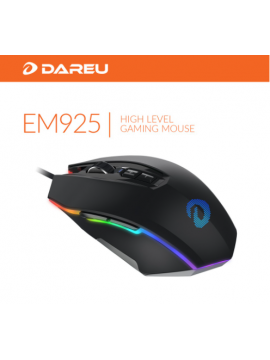 DAREU EM925 WIRED RGB GAMING MOUSE BLACK