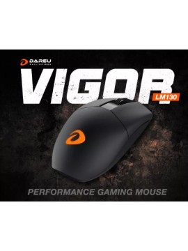 DAREU LM130 VIGOR SERIES OPTICAL WIRED OFFICE AND GAMING MOUSE BLACK
