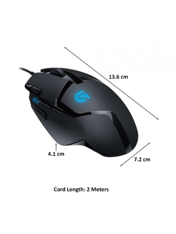 Logitech G402 4000 DPI Hyperion Fury Wired Gaming Mouse Black