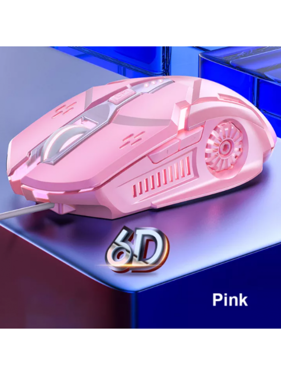 Colorful G5 Breathing Mouse 6D by Key Pink