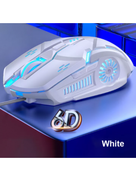 Colorful G5 Breathing Mouse 6D by Key White