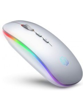 INPHIC M1L LED RGB Backlit Cordless Mouse WHITE