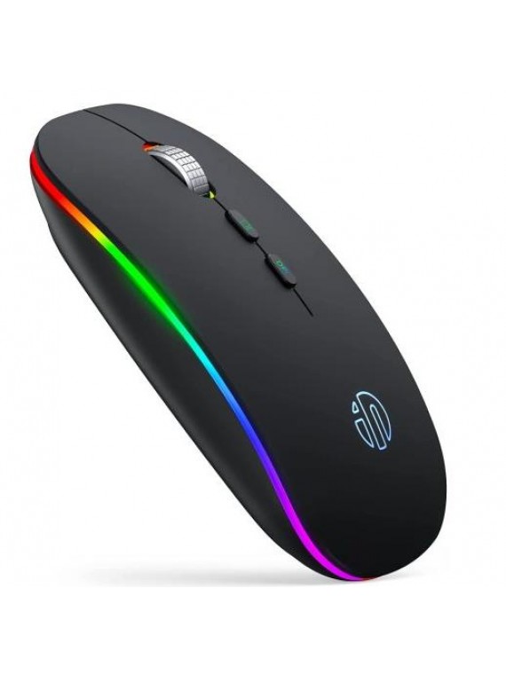 INPHIC M1LBS Dual Mode Optical Wireless Mouse BLACK