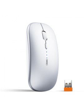 INPHIC M1P Ultra Slim 1600 DPI USB Portable Mouse Wireless Mouse SILVER
