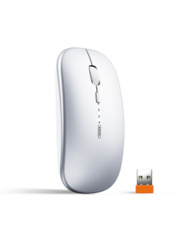 INPHIC M1P Ultra Slim 1600 DPI USB Portable Mouse Wireless Mouse SILVER