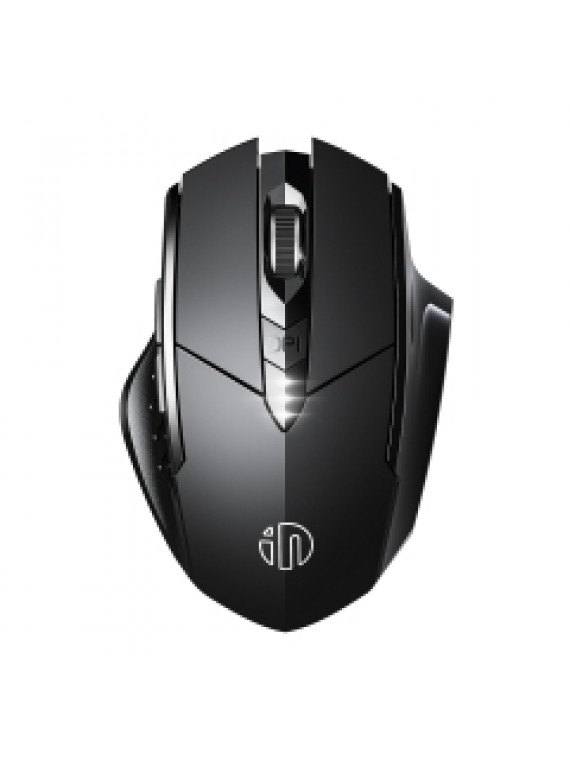 INPHIC M6P Wireless Ergonomic 2.4G Optical PC Laptop Cordless Mouse BLACK
