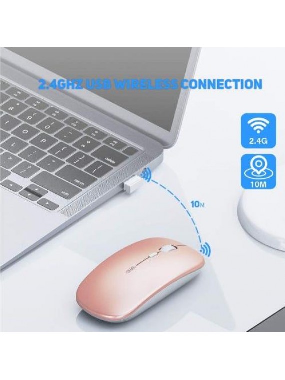 INPHIC PM1 WIRELESS OPTICAL MOUSE GOLD