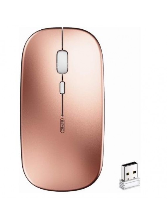 INPHIC PM1 WIRELESS OPTICAL MOUSE GOLD