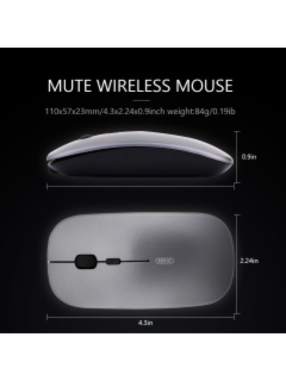 INPHIC PM1 WIRELESS OPTICAL MOUSE GREY
