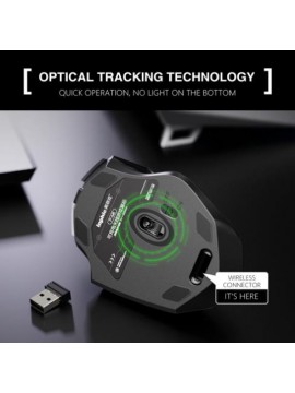 INPHIC PM6 2.4G Wireless Mouse Optical Mouse Black