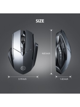 INPHIC PM6BS Multi-Device Wireless Mouse IRON GREY
