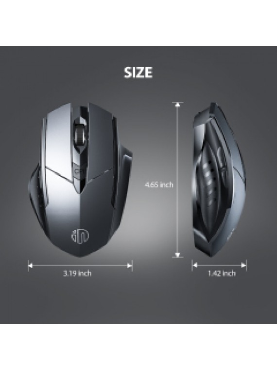 INPHIC PM6BS Multi-Device Wireless Mouse IRON GREY