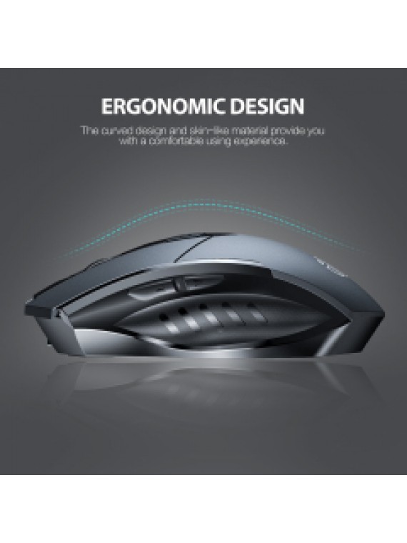 INPHIC PM6BS Multi-Device Wireless Mouse IRON GREY