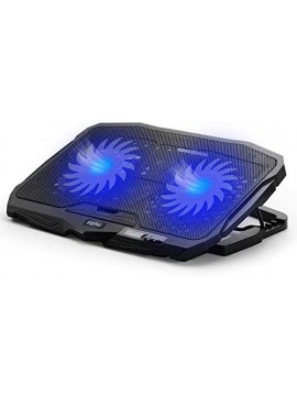  INPHIC R6 Super Quiet Four Fans Laptop COOLER STAND BLACK
