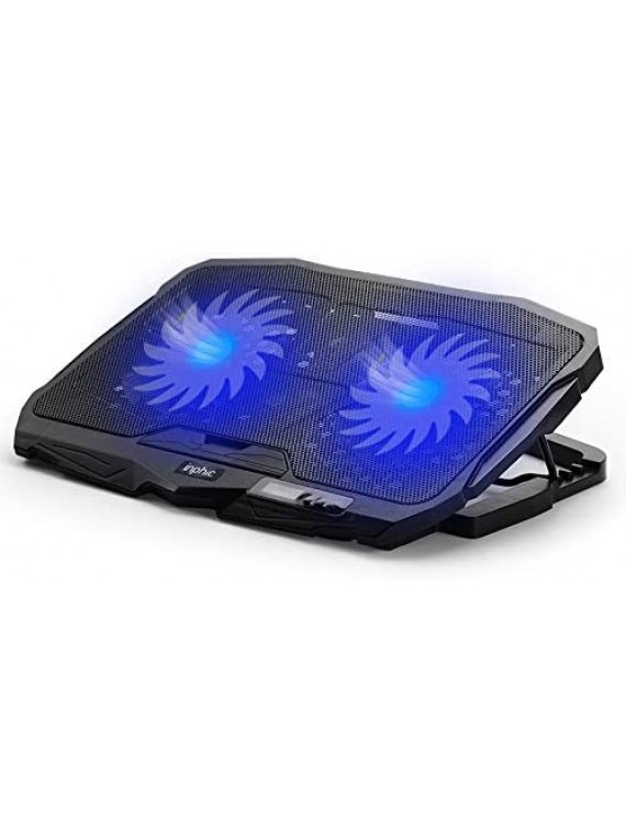  INPHIC R6 Super Quiet Four Fans Laptop COOLER STAND BLACK