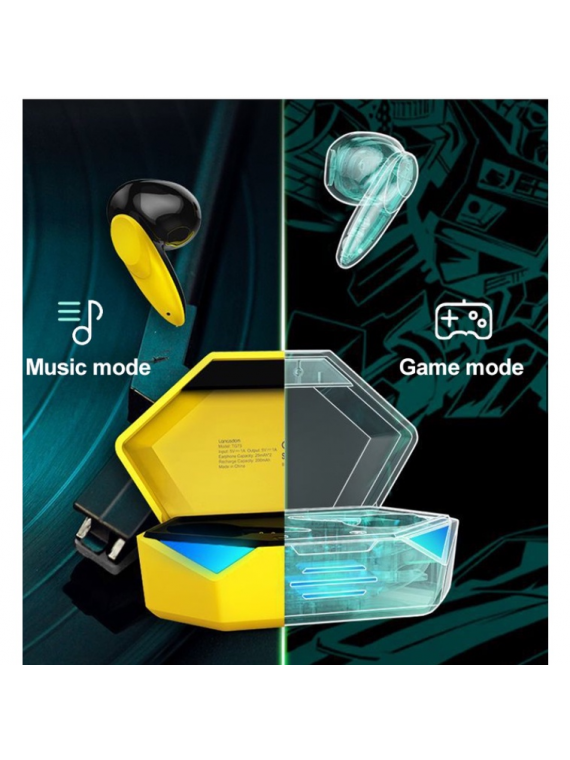 TG73 Troner Bluetooth Earphone Yellow