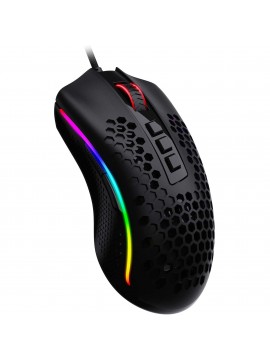 Redragon M808 Storm Lightweight RGB Gaming Mouse, 85g Ultralight Honeycomb Shell BLACK