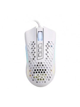 Redragon M808 Storm Lightweight RGB Gaming Mouse, 85g Ultralight Honeycomb Shell WHITE