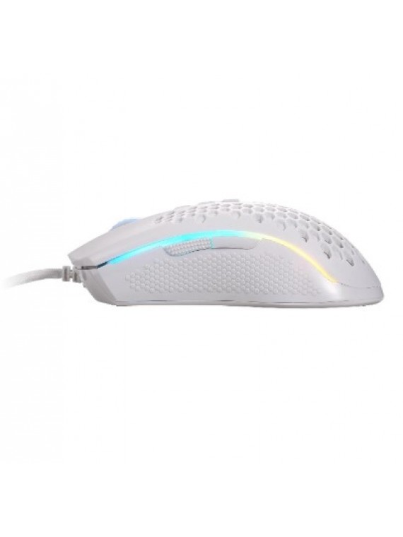 Redragon M808 Storm Lightweight RGB Gaming Mouse, 85g Ultralight Honeycomb Shell WHITE