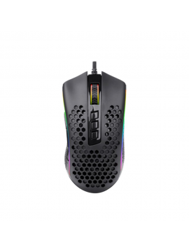 Redragon M808 Storm Lightweight RGB Gaming Mouse, 85g Ultralight Honeycomb Shell BLACK
