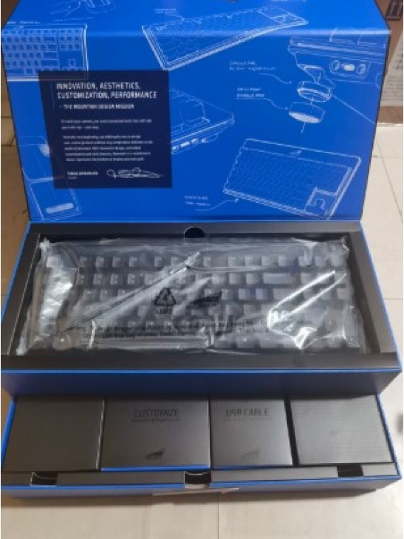 CLAVIER EVEREST MAX MECHANICAL 87-KEY KEYBOARD BLACK