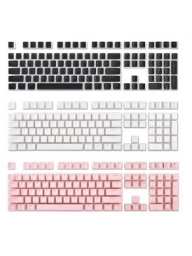 BD-108 DOUBLE SKIN JELLY-LIKE PUDDING MILK KEYCAPS BLACK