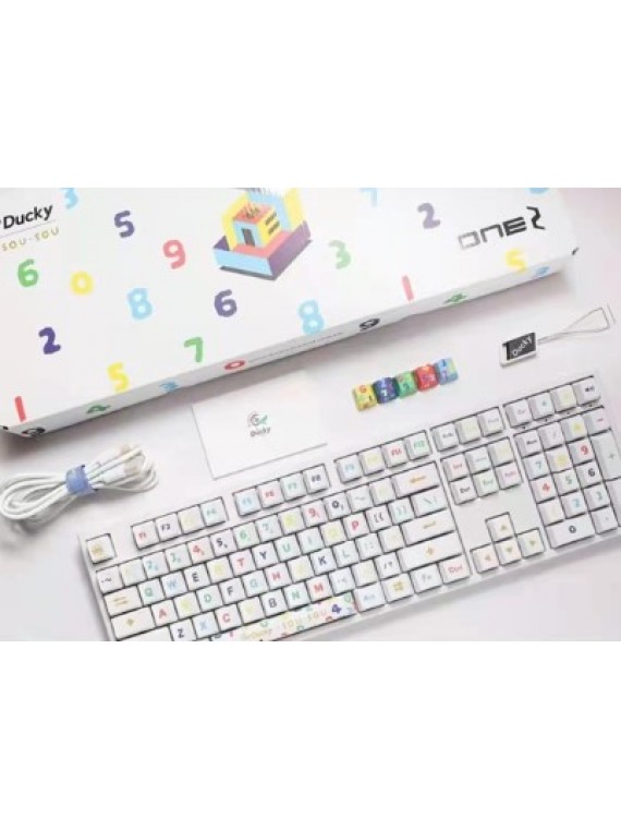 DUCKY X SOU SOU ONE 2 MECHANICAL KEYBOARD WHITE