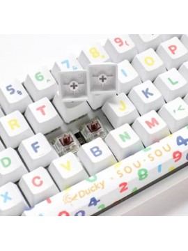 DUCKY X SOU SOU ONE 2 MECHANICAL KEYBOARD WHITE