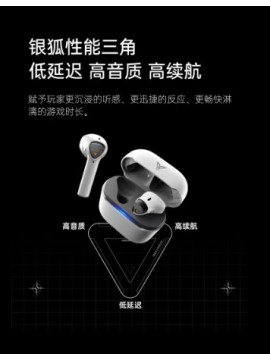 FEIZHI SILVER X1 GAMING BLUETOOTH HEADSET WHITE