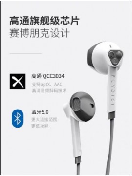 FLYDIGI BLUETOOTH HEADSET SILVER