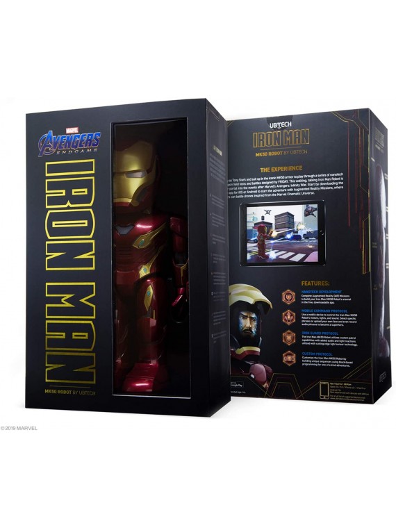 GENUINE MK50 IRON MAN MOVABLE REMOTE CONTROL ROBOT RED