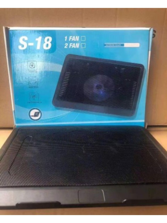 S18 LAPTOP COOLER STAND BLACK 