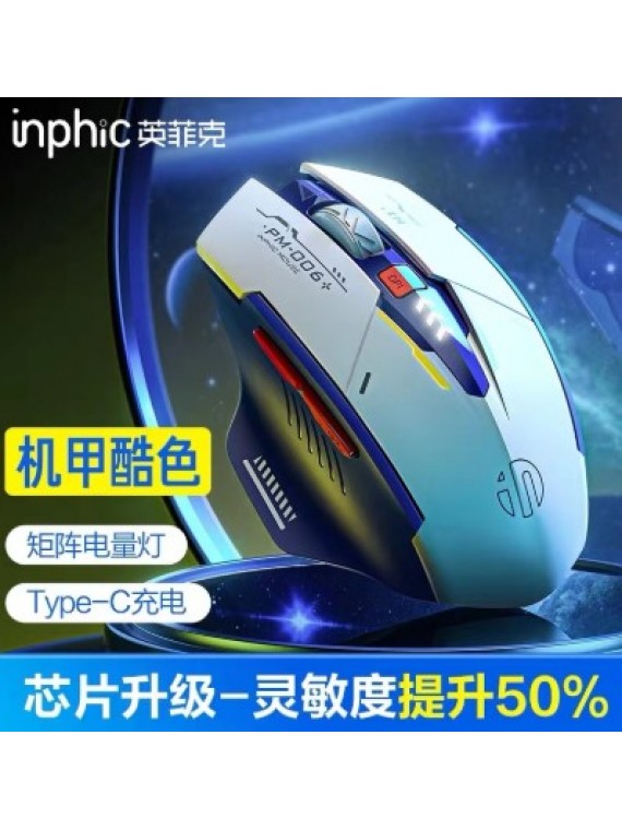 INPHIC M6p PM-006 MEC TYPE C WIRELESS MOUSE WHITE