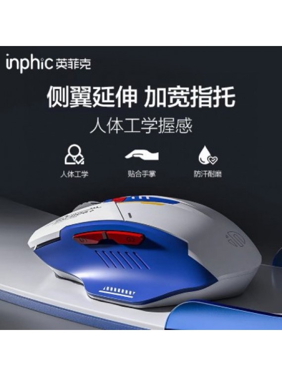 INPHIC M6p PM-006 MEC TYPE C WIRELESS MOUSE WHITE