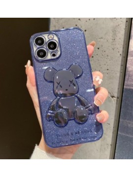 IP14 SERIES MOBILE PHONE CASE IPC-14 GLITTER BEAR VIOLET