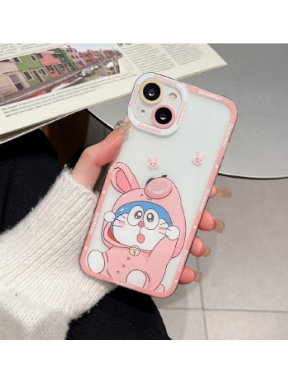 IP14 SERIES MOBILE PHONECASE IPC-16 JACKET DORAEMON PINK