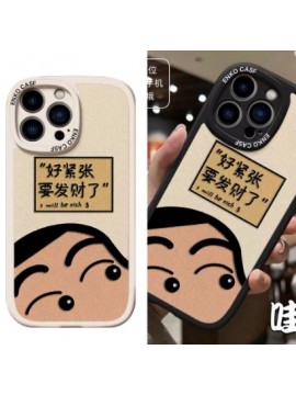 IP14 SERIES MOBILE PHONECASE IPC-2 CRAYON SHINCHAN BLACK